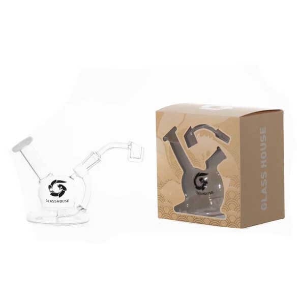 Glass House Hanger Banger Ball Shaped Waterpipe (HHP-051) | 6 inch | Assorted Colors product image