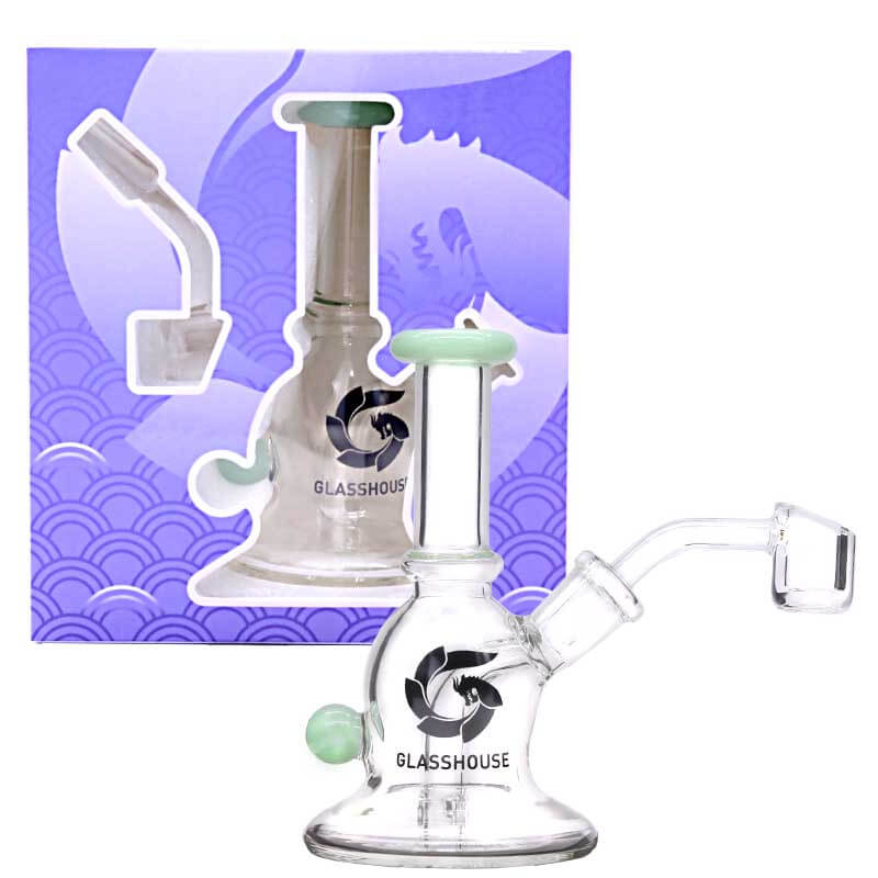 Glass House Hanger Banger Bell Shaped Waterpipe (HHP-052) | 5 inch | Assorted Colors product image