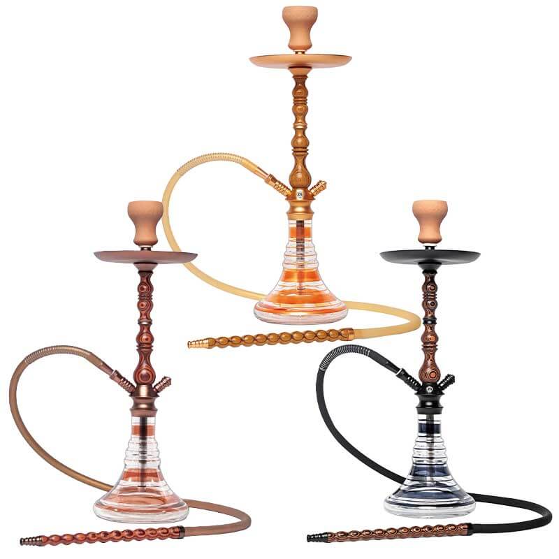 BYO Midori Hookah with Click Technology 1 Hose (CK5006) | 24 inch product image