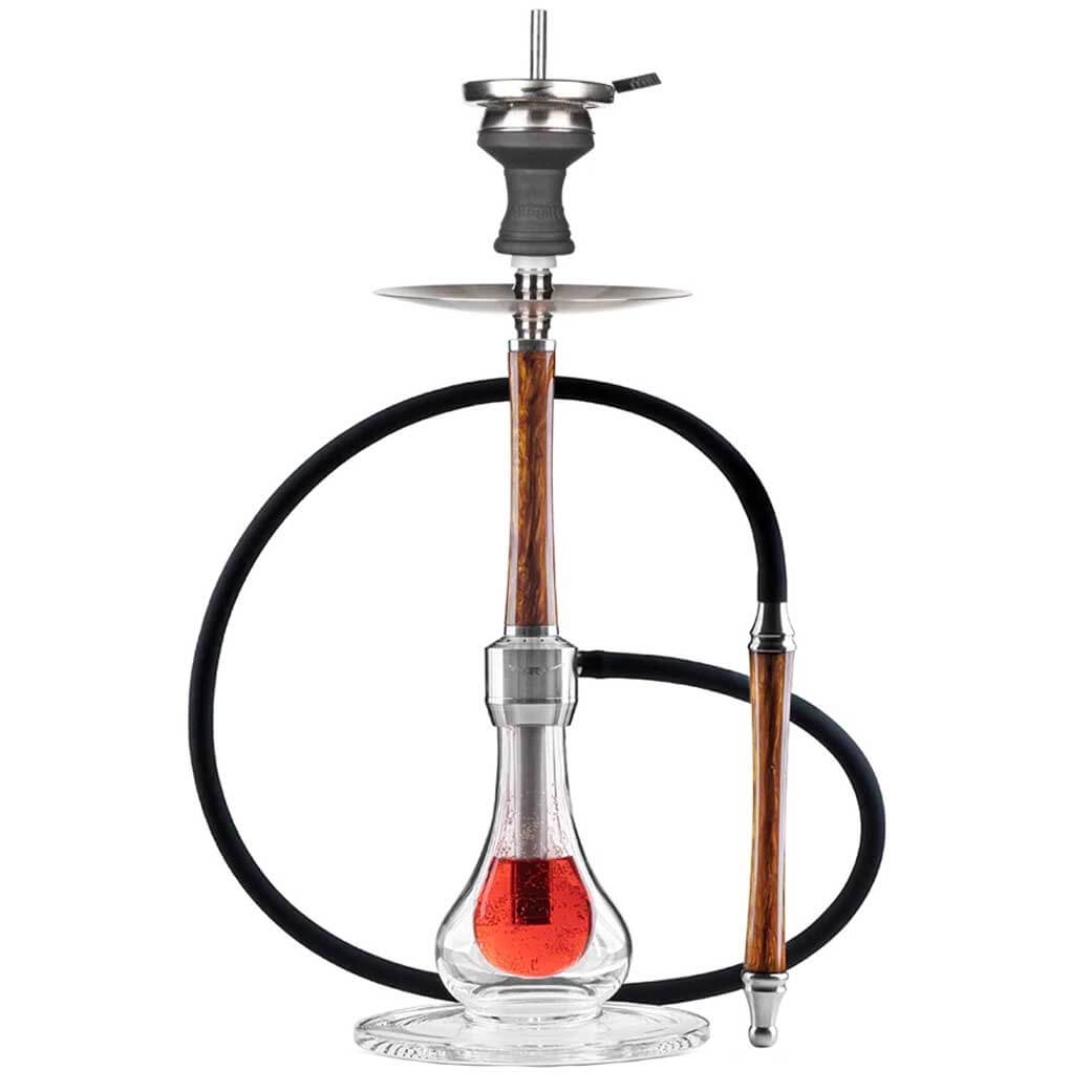 MOB Professional Glow In The Dark One Hose Hookah | 30 inch product image