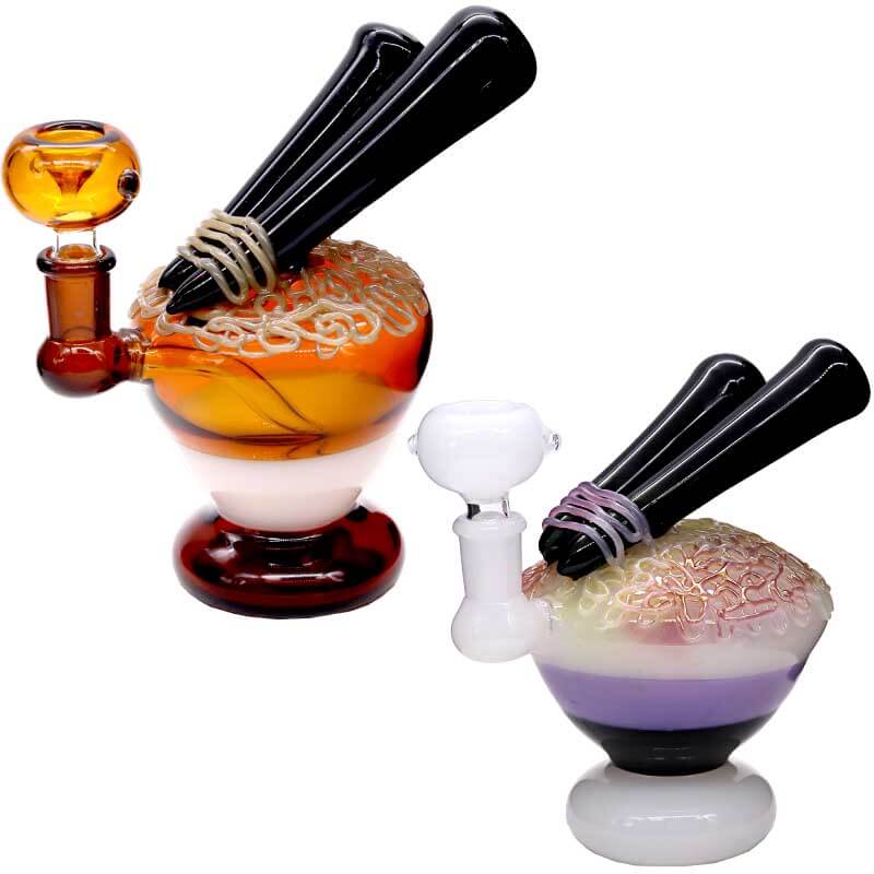 Noodle Bowl Waterpipe (SB-3563/SB-3564) | 7 inch | Assorted Colors product image