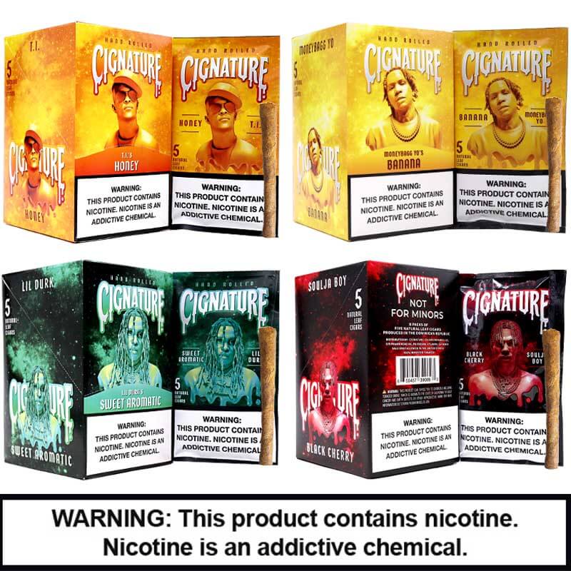 Cignature Hand Rolled Cigars | 5 Pack | 8 Count Display - image 1 of 5