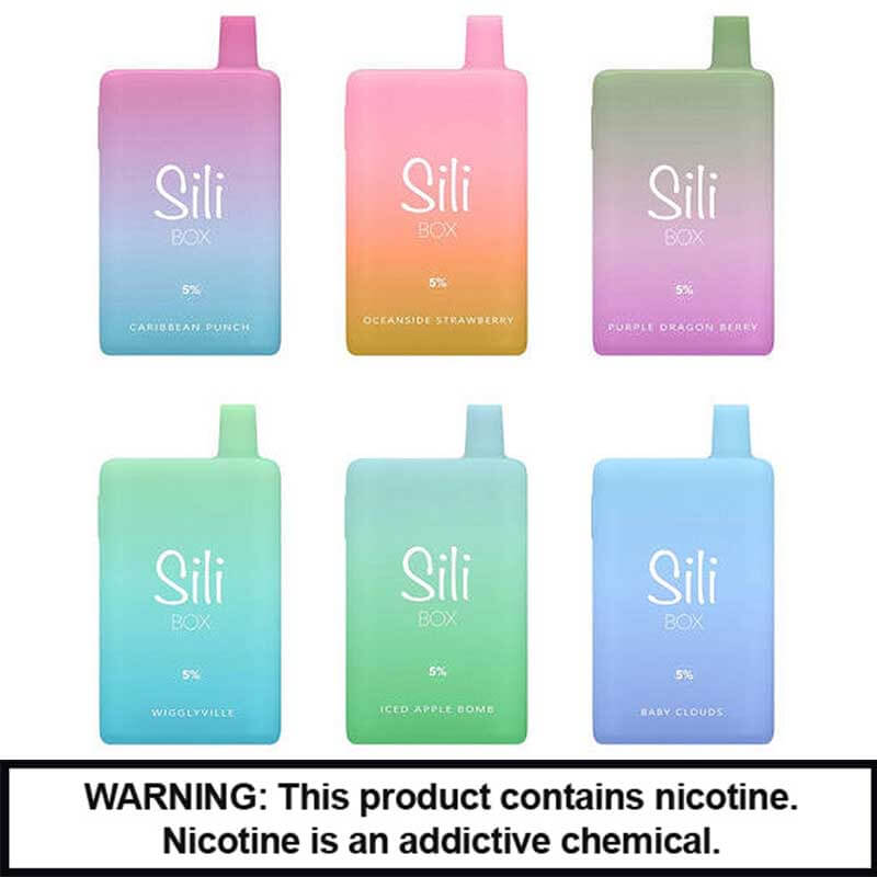 Sili Box Turbo Hit Disposables | 5% Nicotine | 6000 Puffs | 5 Count Display product image