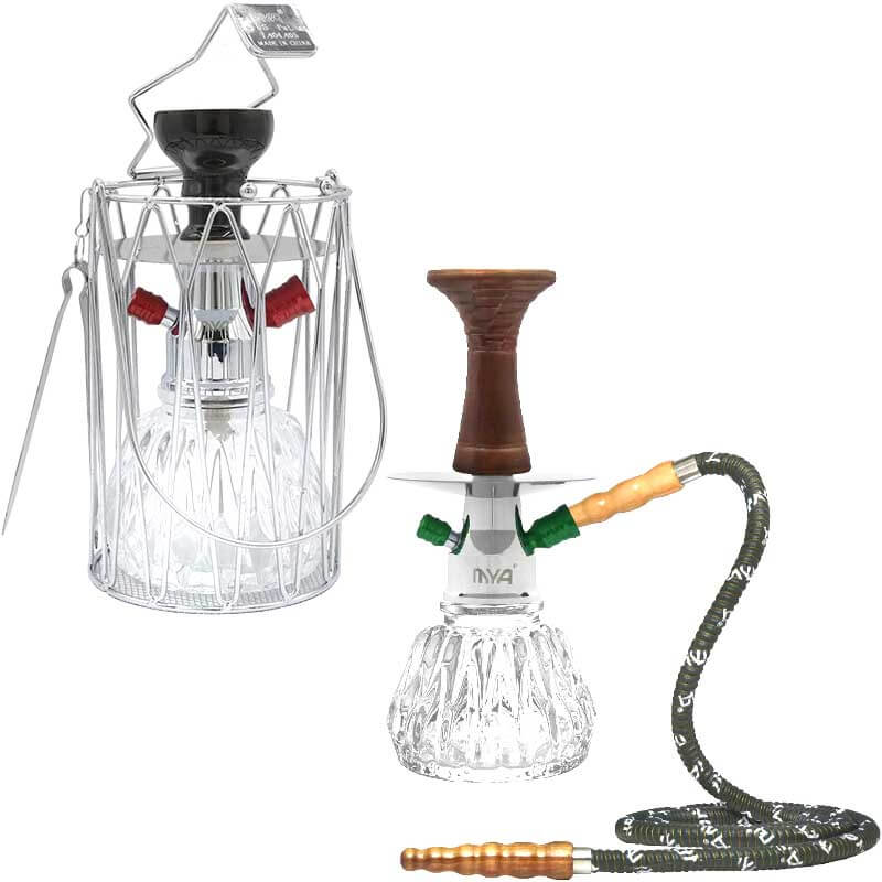 MYA Heera (W-256Z) One Hose Hookah | 13 inch | Assorted Colors product image