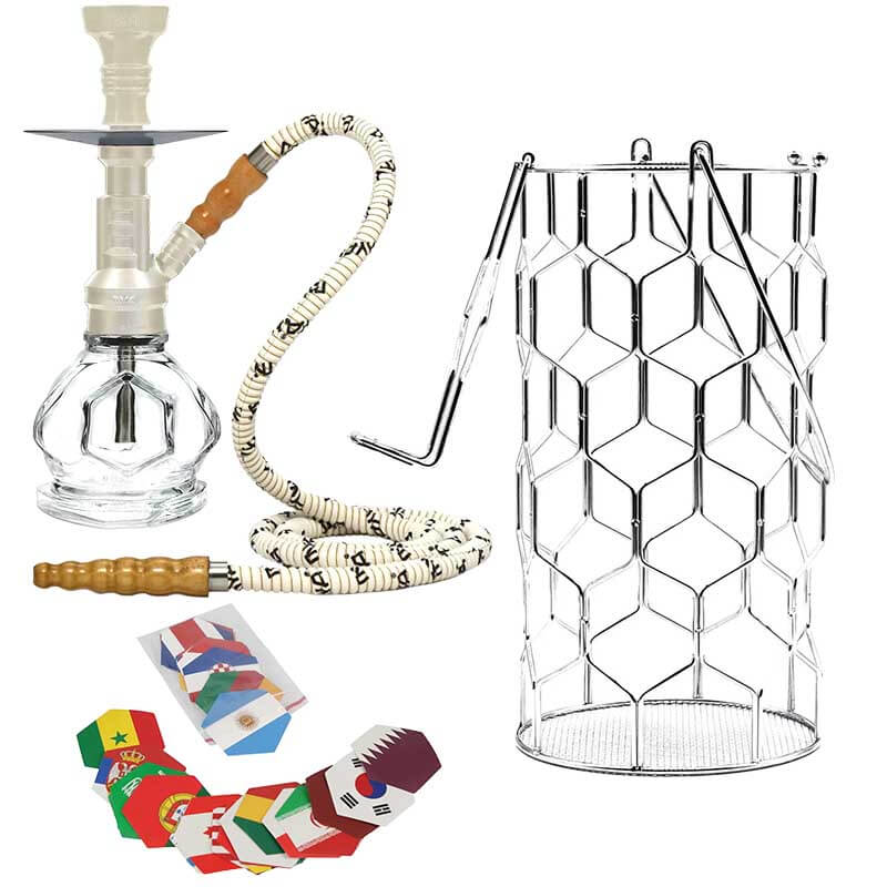 MYA Golazo (W-258) One Hose Hookah | 14 inch | Assorted Colors product image