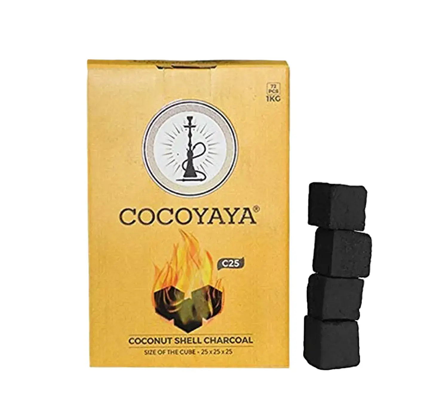 Cocoyaya Coconut Charcoal | 1kg | 72 Count product image
