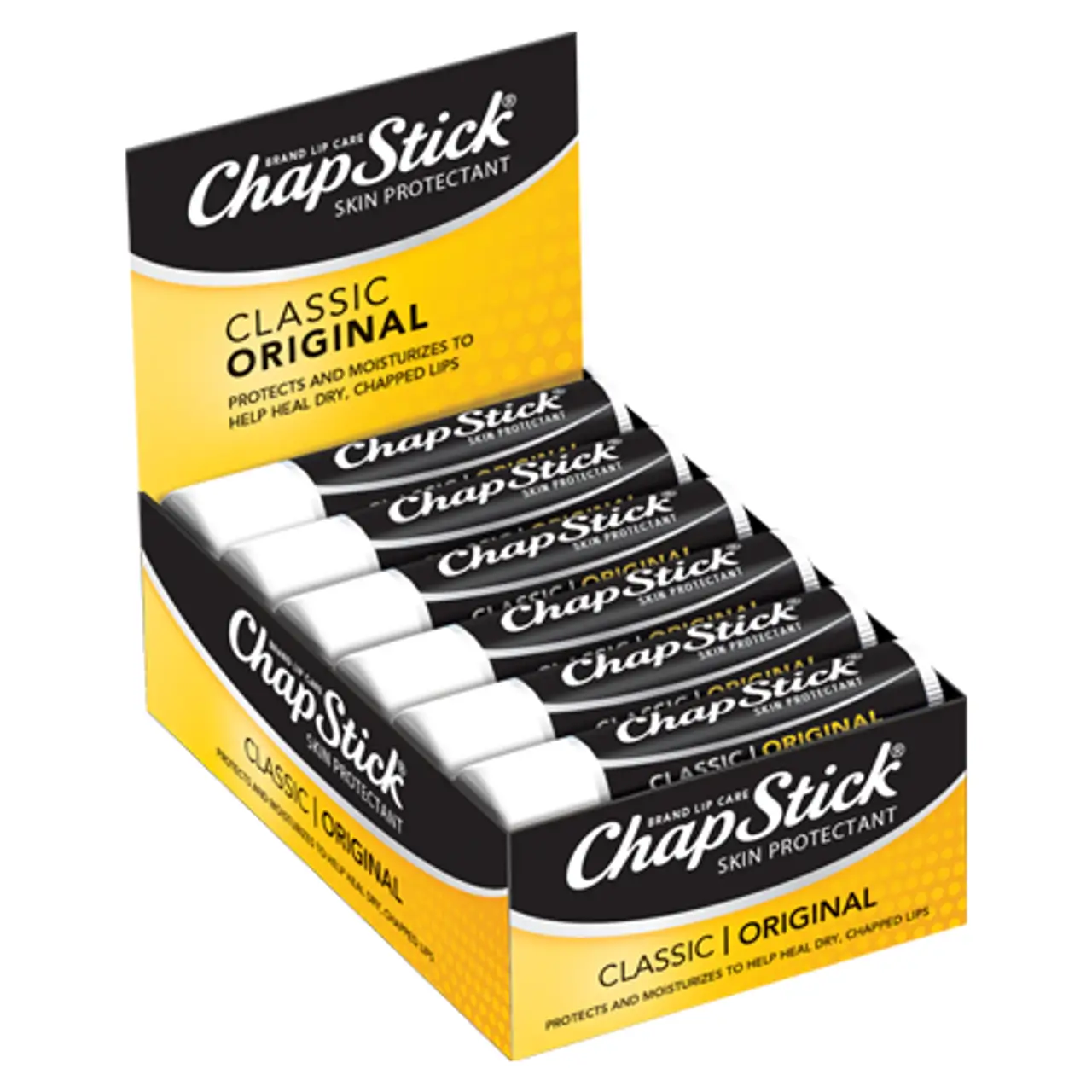 Chap Stick Skin Protectant Lip Care | 0.15oz | Classic Original Refill | 12 Count Display product image