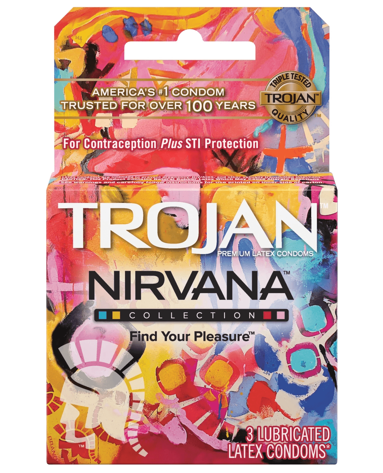 Trojan Latex Condoms | 3 pack | 6 Count Display | Nirvana Collection product image