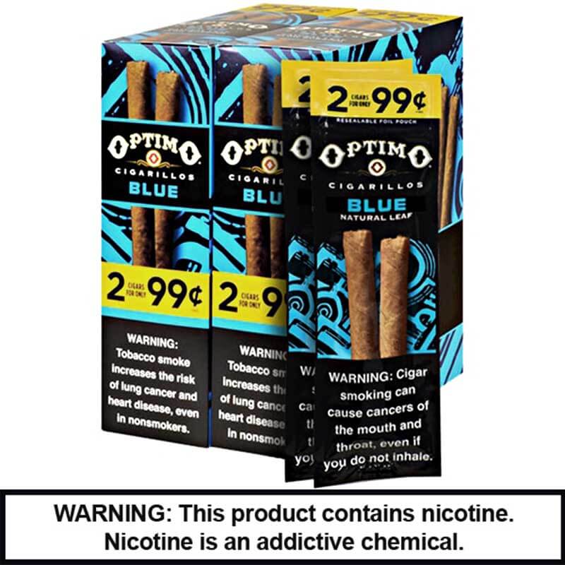 Optimo Cigars (2 For $0.99) | 2 Pack | 30 Count Display | Blue product image