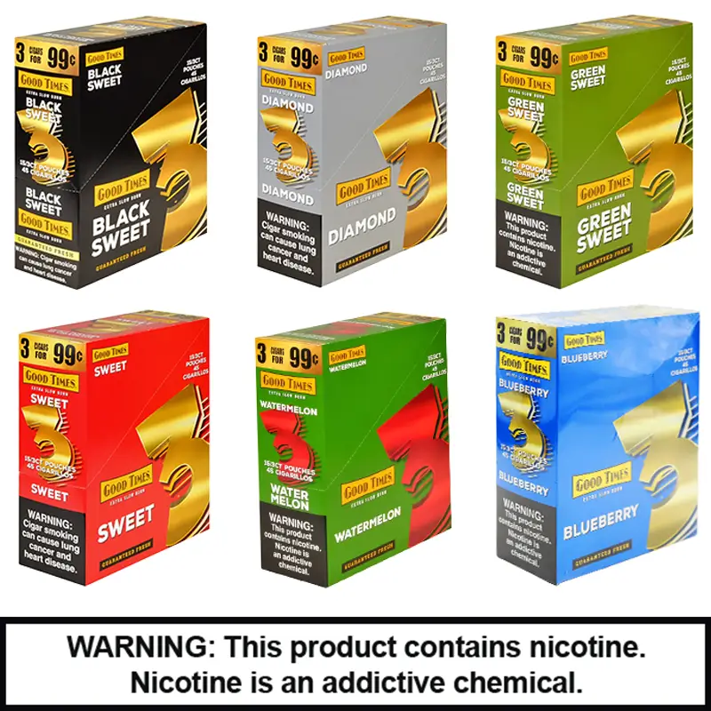 Good Times Sweet Woods Cigars (2 For $1.39) | 2 Pack | 15 Count Display product image