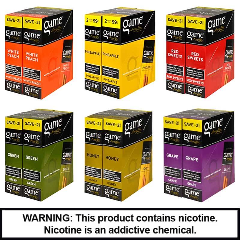 Game Natural Cigars 2 For $1.29 | 2 Pack | 30 Count Display product image