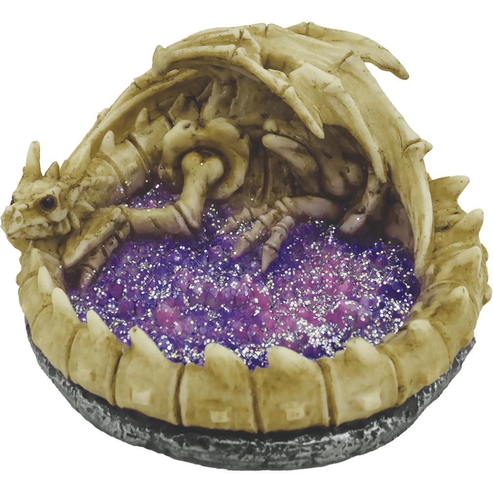 Fujima Bone Dragon Purple Glittering Ashtray (LT232) | 4.5 inch product image