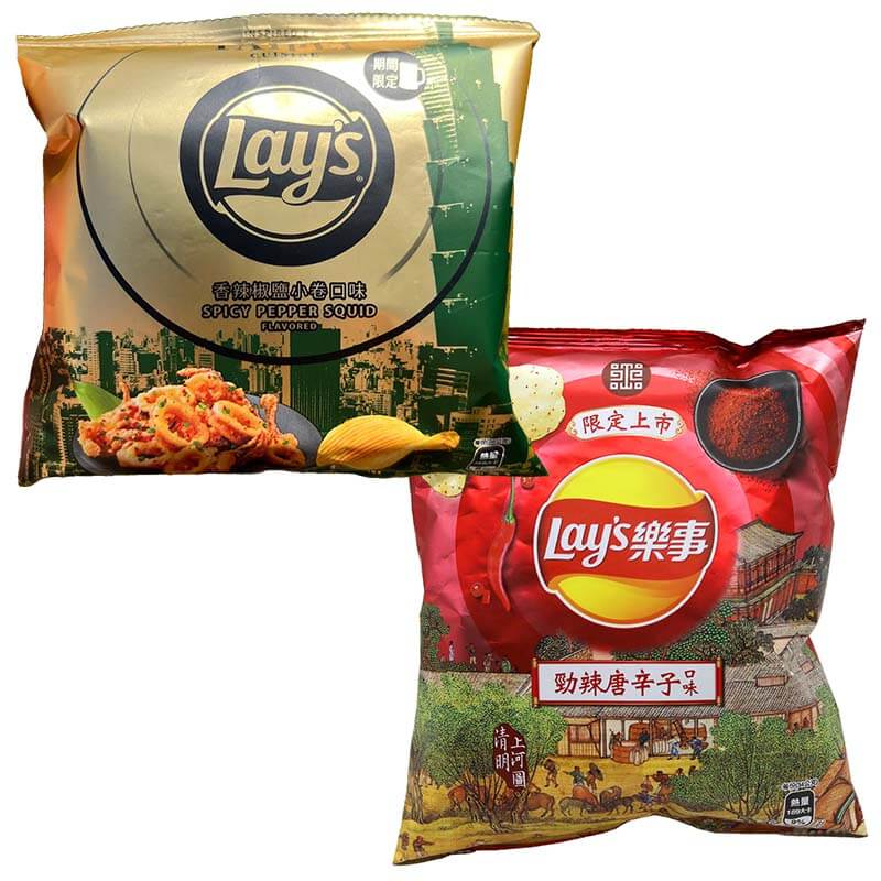 Lays | Spicy Pepper Squid Flavor | 34gm product image