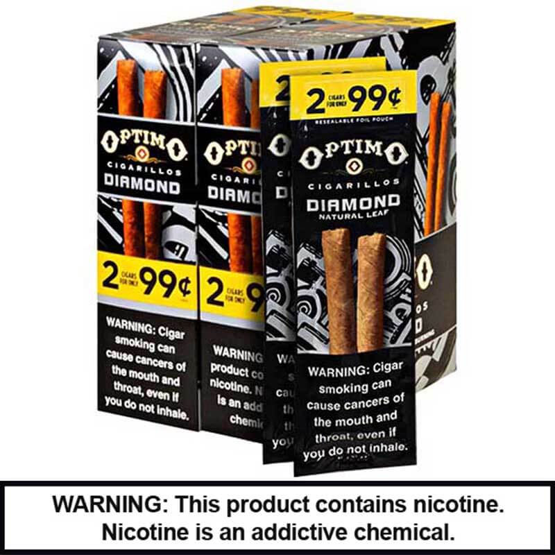 Optimo Cigars (2 For $0.99) | 2 Pack | 30 Count Display | Diamond product image