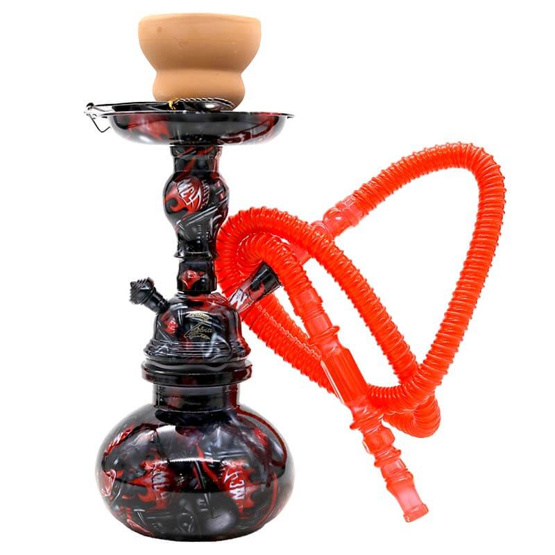 Zebra Ed Mordy 1 Hose Hookah | 10 inch | Assorted Colors product image