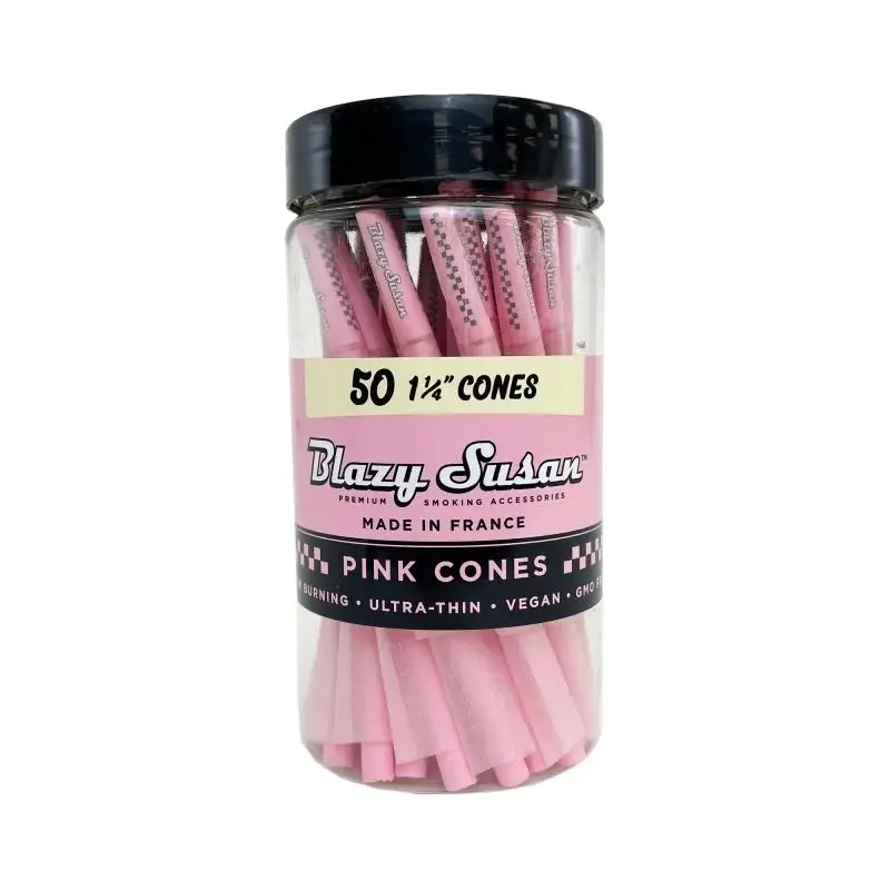 Blazy Susan Pink Cones | 1 1/4 Size | 50 Count Jar product image