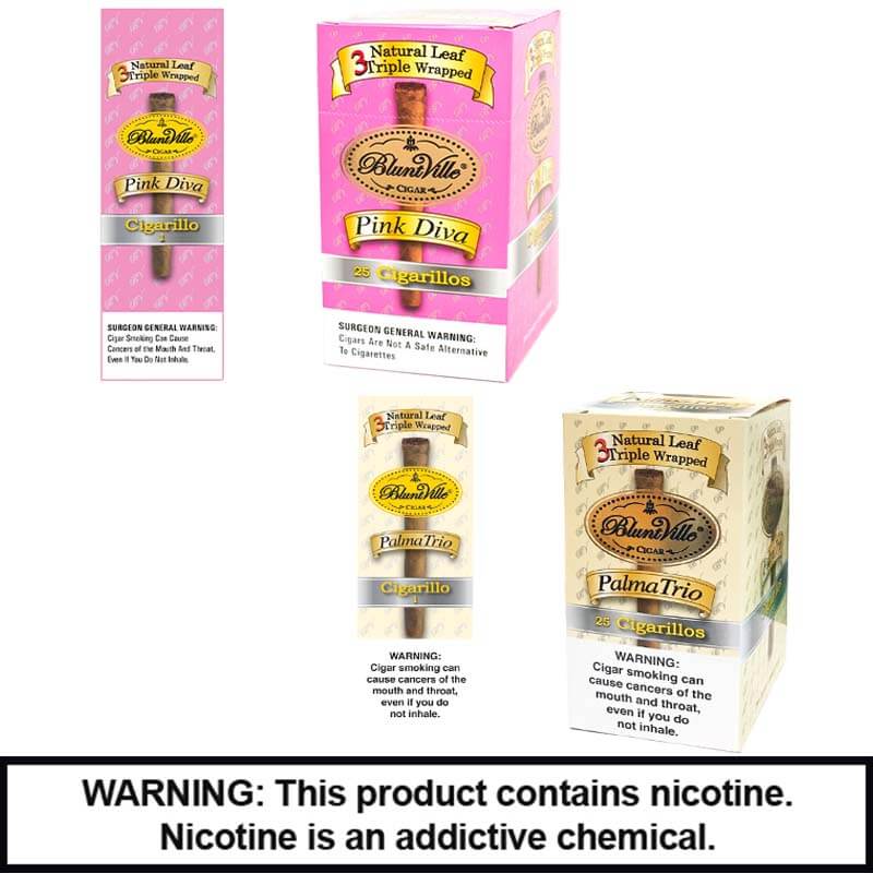 BluntVille Cigarillos | Triple Wrapped | 25 Count Display product image