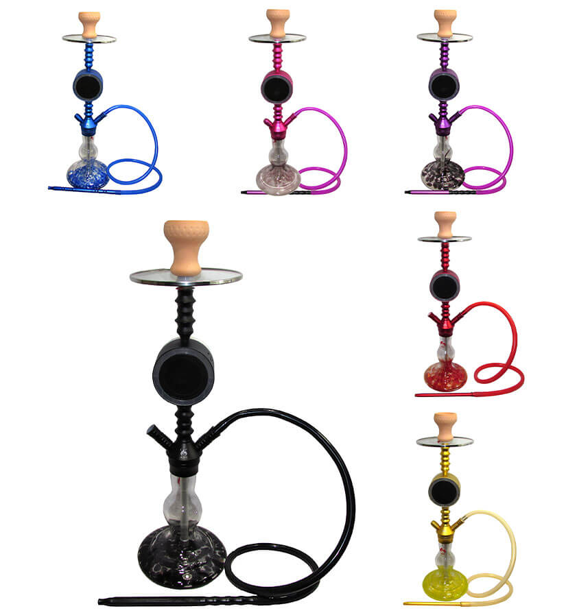 Husic Kalthoum Hookah | 2 Hose | 26 inch |Assorted Colors product image