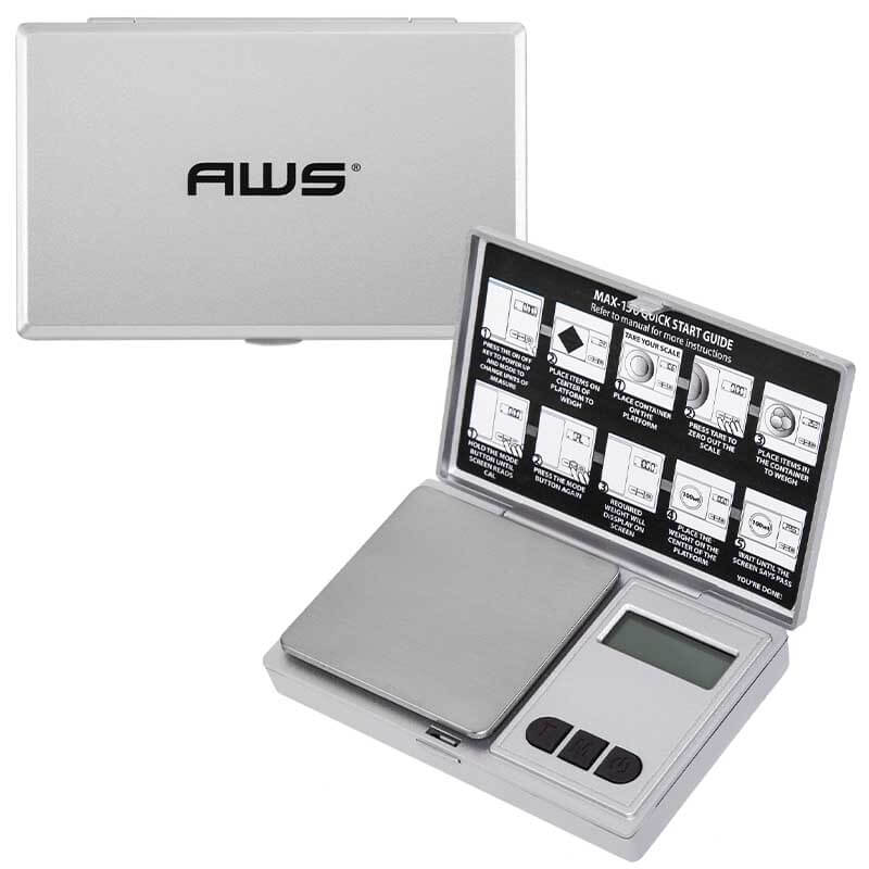 AWS Multi Purpose Digital Scale With Window Box (MAX-150) | 150x0.01g | Silver product image