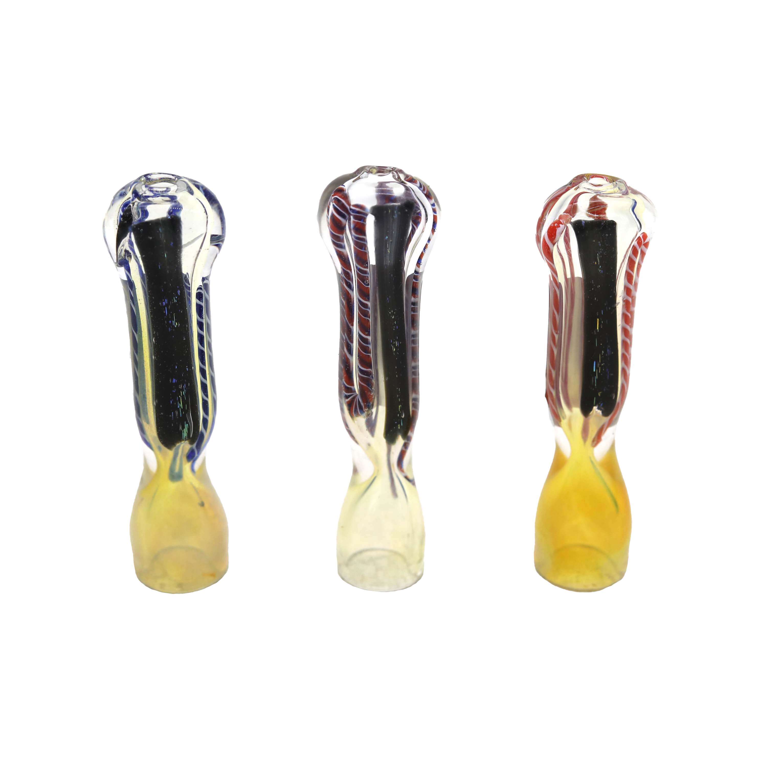 One Hitter Dicro Chillum (HP-103) | 3 inch | Assorted Colors product image