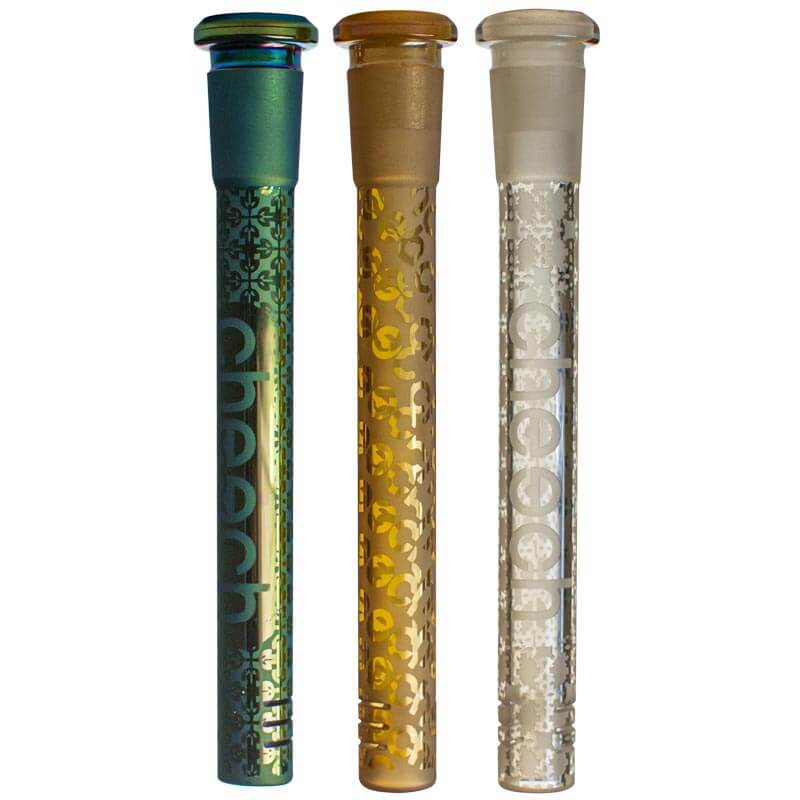 Cheech Gold Fumed Metallic Downstem (CH-DST-12) | 5.5 inch | Assorted Colors product image