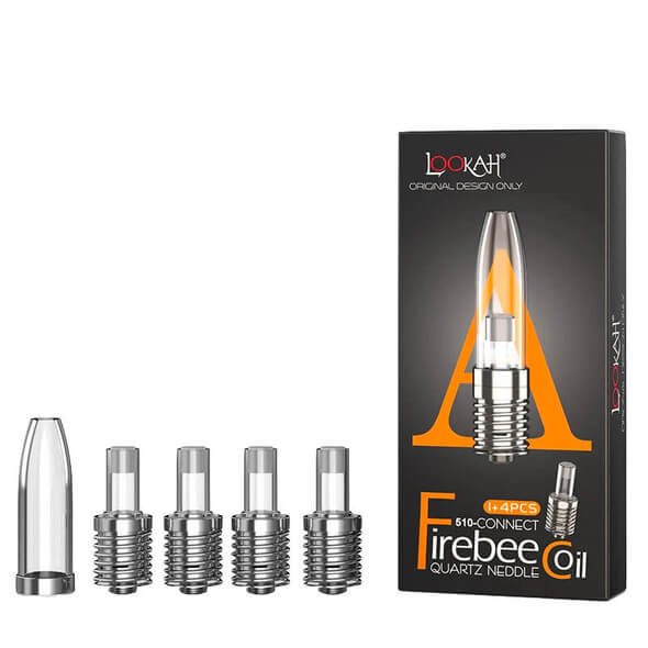 Lookah Firebee Quartz Needle Coil | 510 Connect | 5 Pack product image