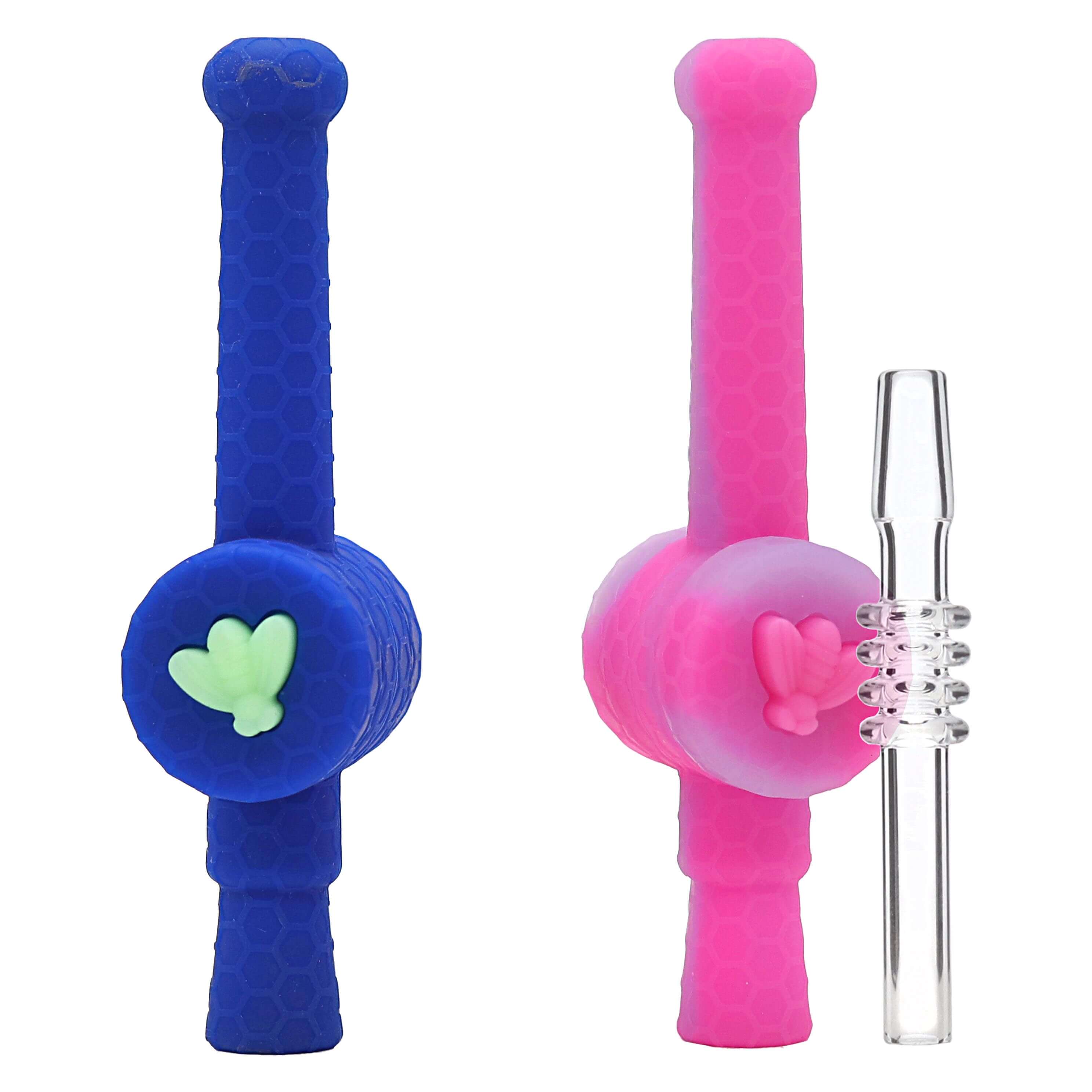 Stratus Silicone Double Lid Honey Dripper Handpipe Set With 10mm Tip | 5 inch - image 2 of 2