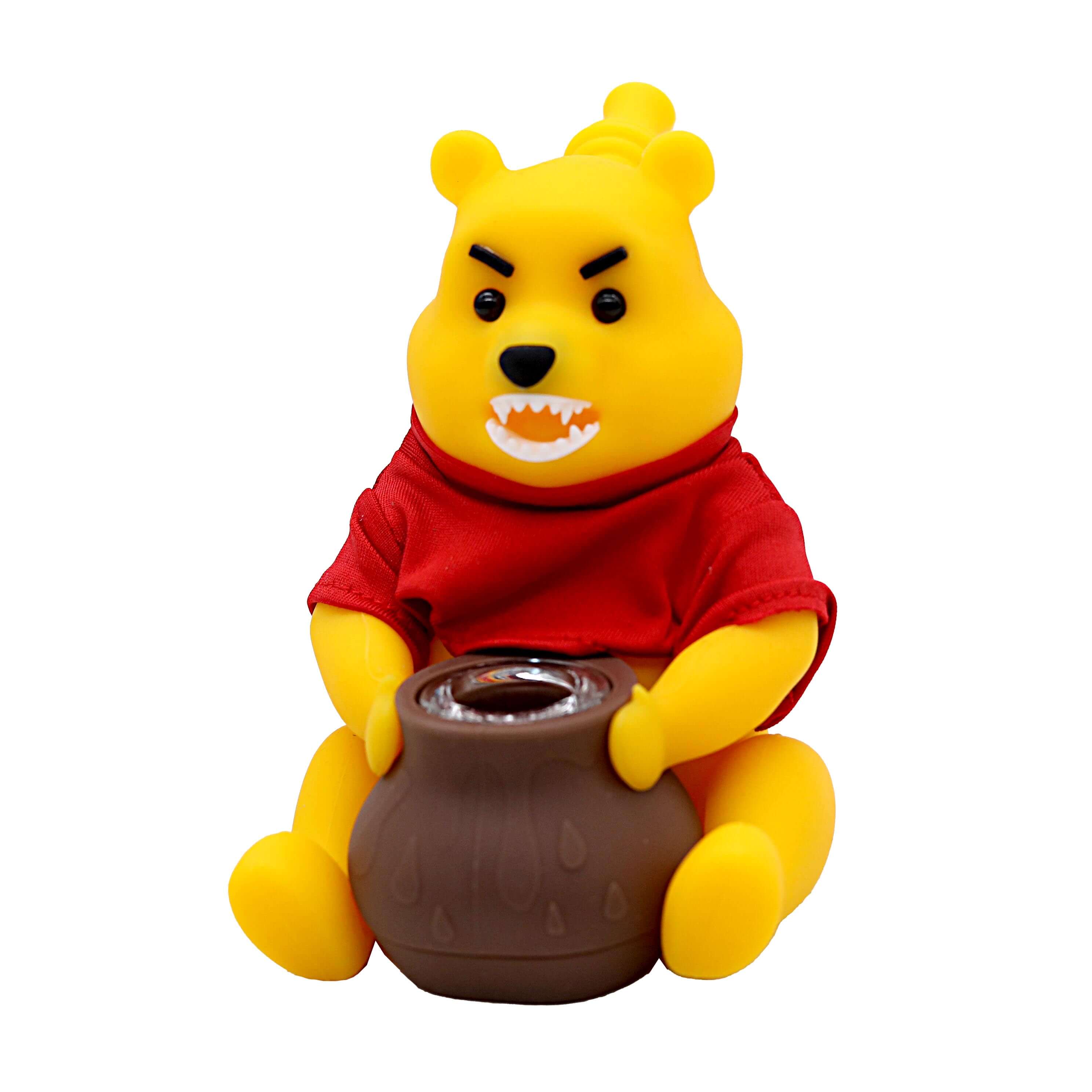 Yellow Bear Silicone Waterpipe (SL5030) | 8 inch  product image