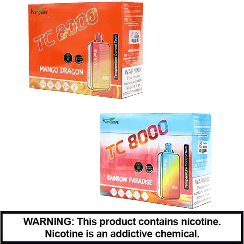 Kangvape TC8000 Disposable | 8000 Puffs | 5% Nicotine | 5 Count Display product image
