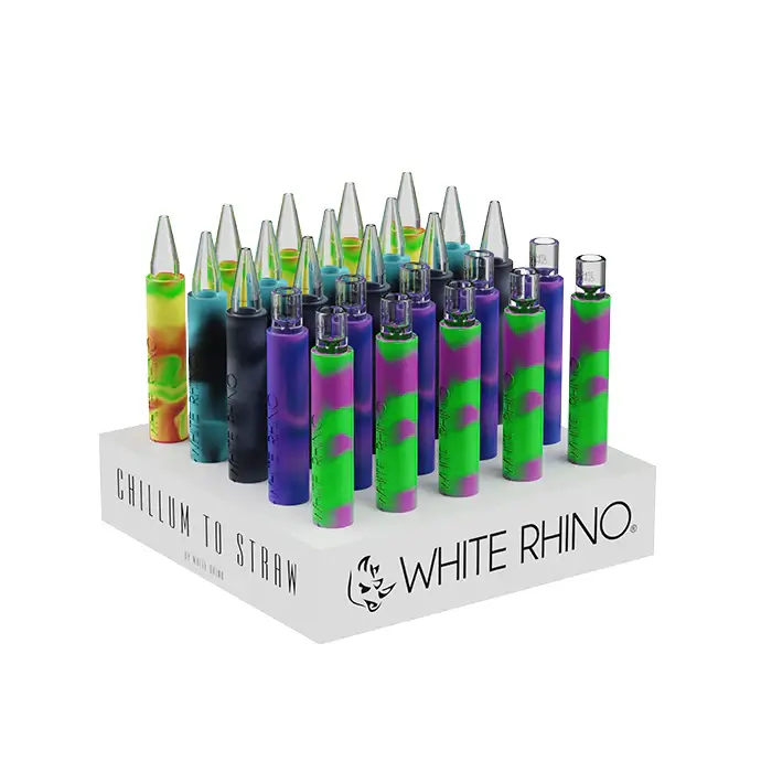 White Rhino Chillum To Straw Original (Pyrex) (FP1011) | 25 Count Display product image