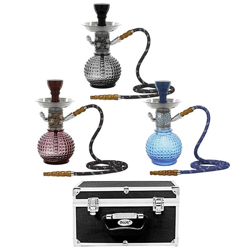 MYA Bambino (103) One Hose Hookah With Carrying Case | 10 inch | Assorted Colors product image