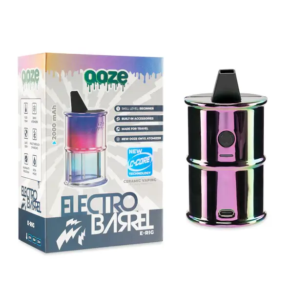 Ooze Electro Barrel Dab Rig | Assorted Colors product image