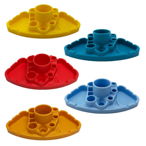 Blazy Susan Silicone Deluxe Dab Station | Assorted Colors product image