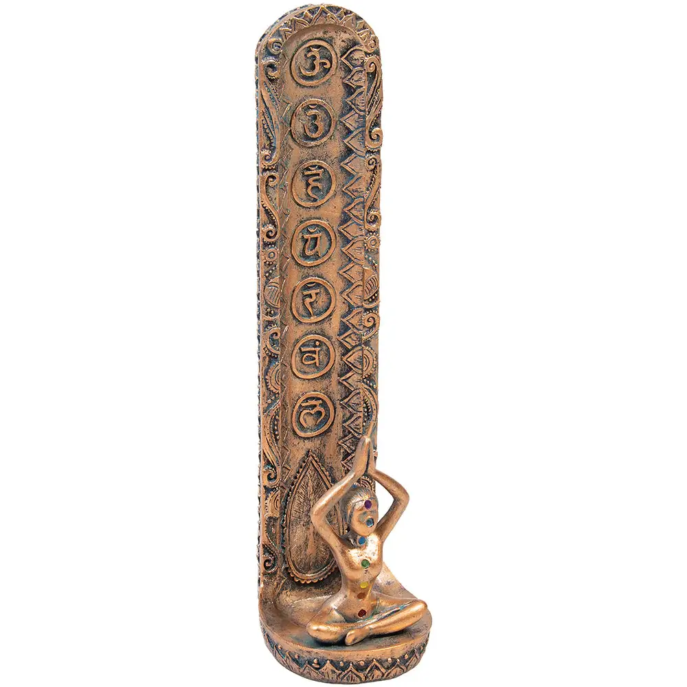 Fujima 7 Chakra Polystone Incense Burner (IB59) | Assorted Colors product image