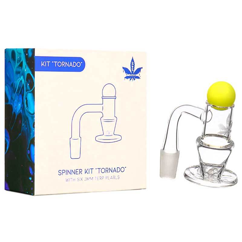 Aleaf Banger Spinner Kit "Tornado" with 3mm Terp Pearls (ALD-1014) | 14mm | Male product image