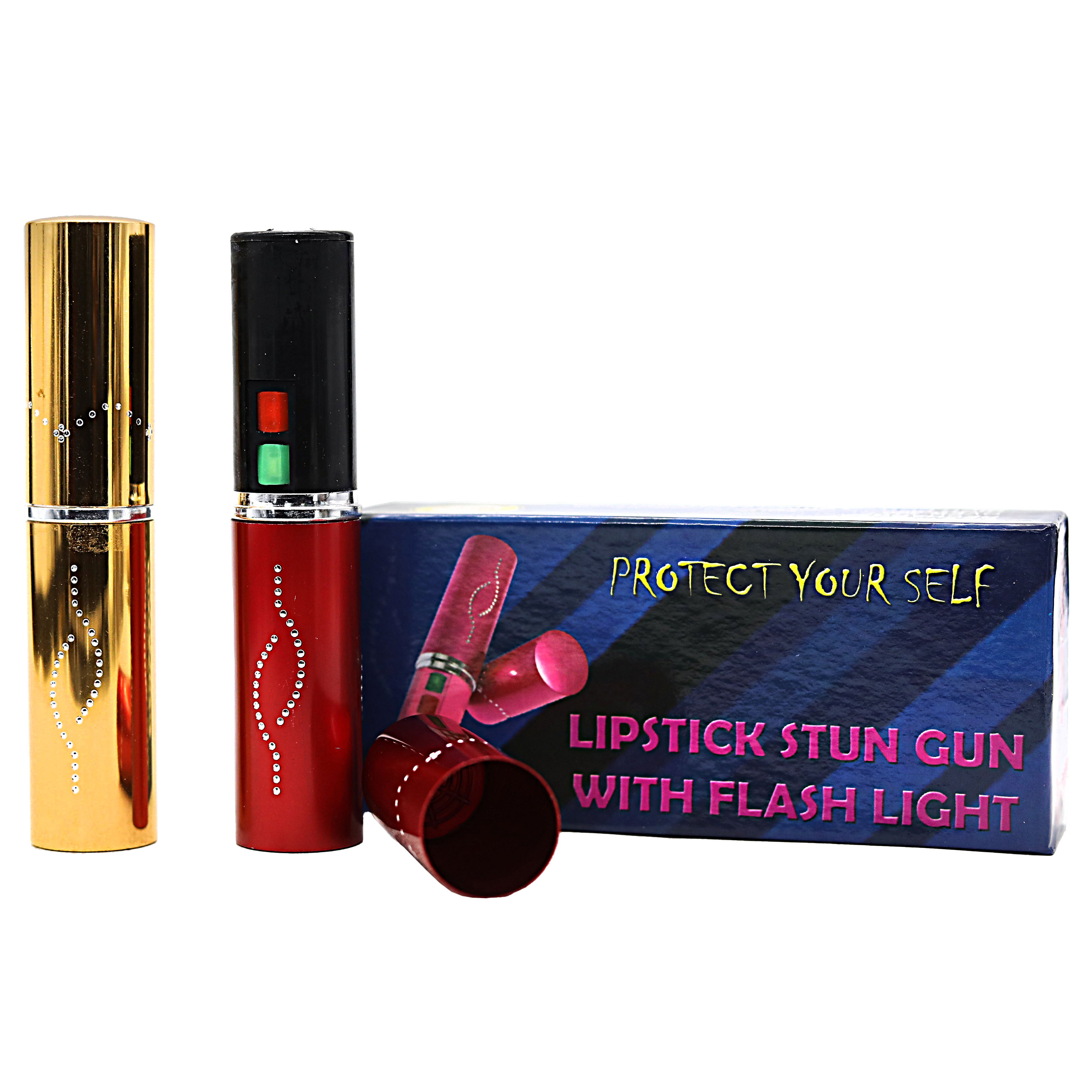 Lipstick Stun Gun With Flash Light | Assorted Colors product image