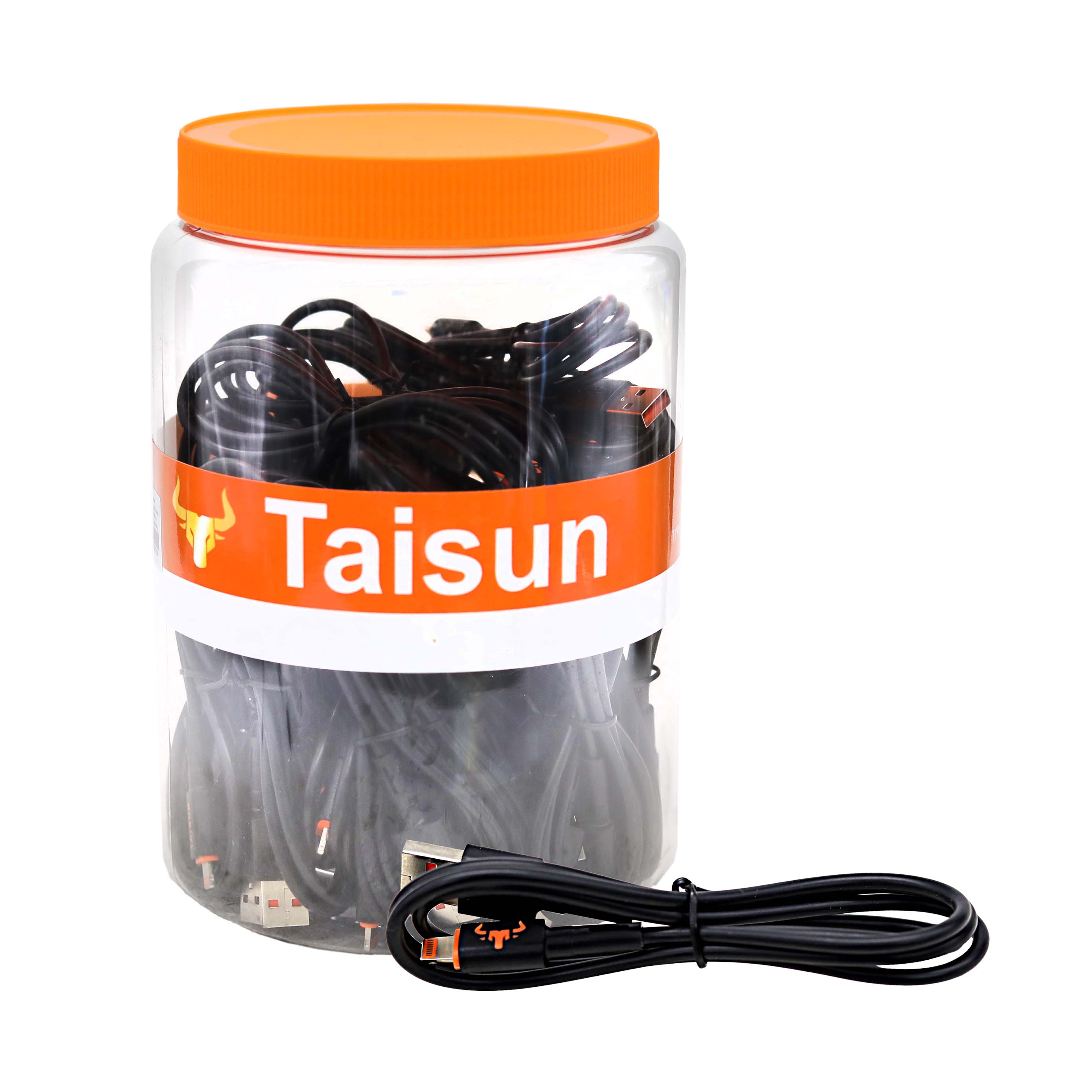 Taisun Fast Charging Cables | 30 Count Jar | USB & Lightning product image