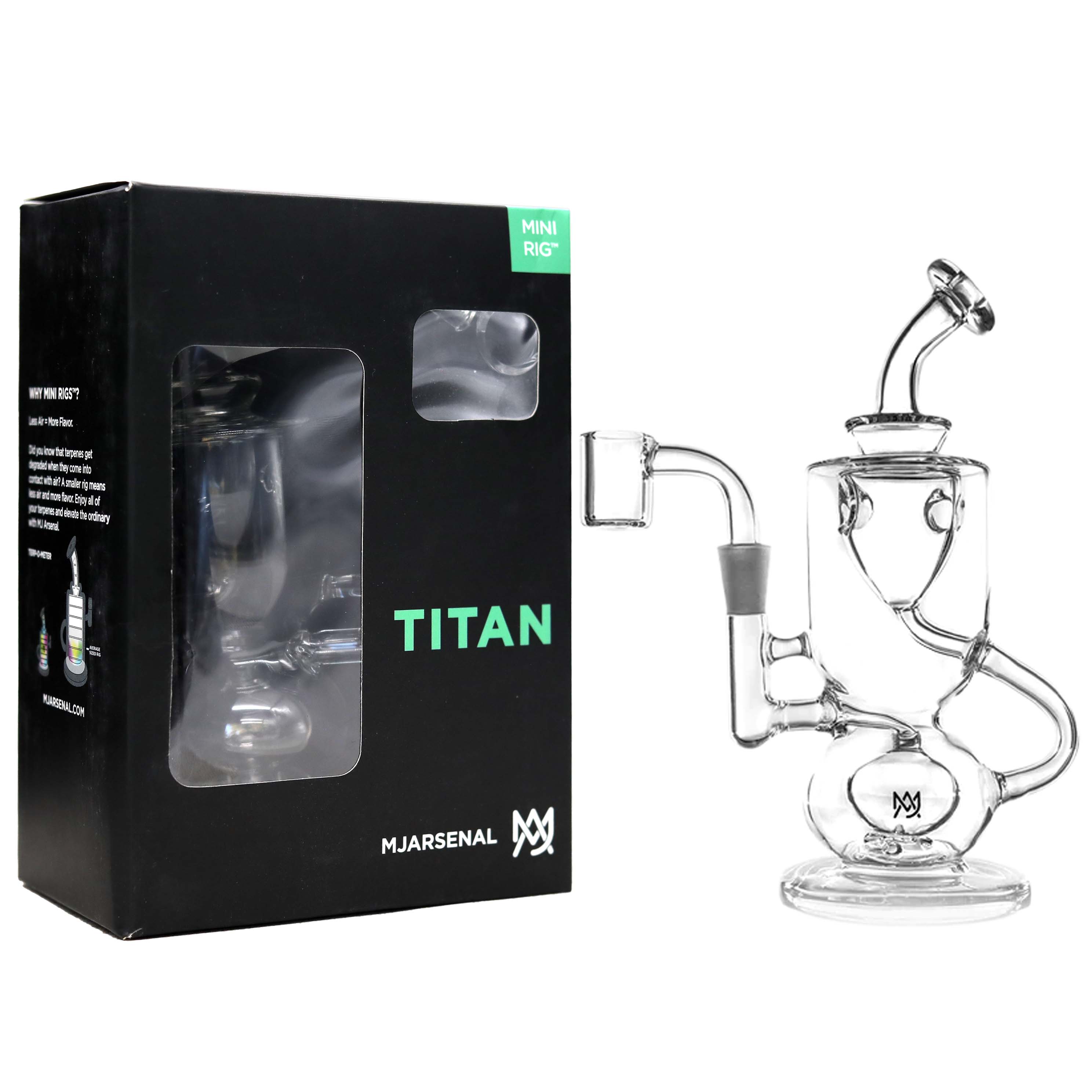 MJ Arsenal Mini Rig Waterpipe | Titan product image