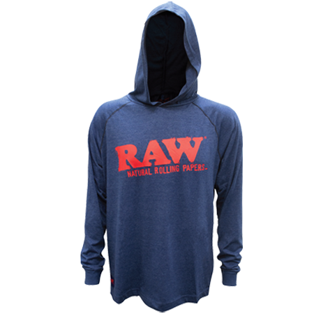 RAW Light Weight Pullover Hoodie (22070) | Medium | Blue product image