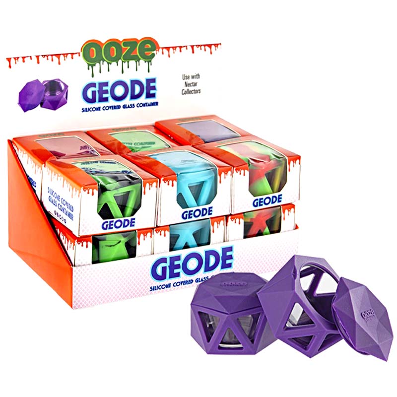 OOZE Geode Silicone & Glass Container | 12 Count Display product image