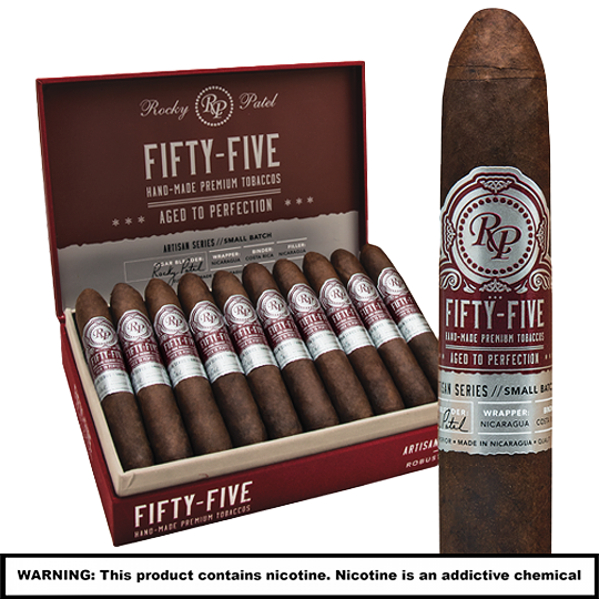 Rocky Patel Fifty Five Robusto | 20 Count Display product image