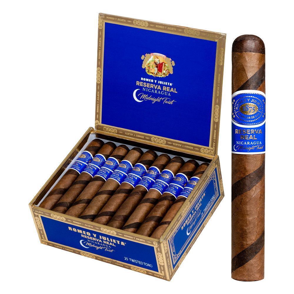Romeo Y Julieta Reserva Real Nicaragua Midnight Twisted Toro | 25 Count Display product image