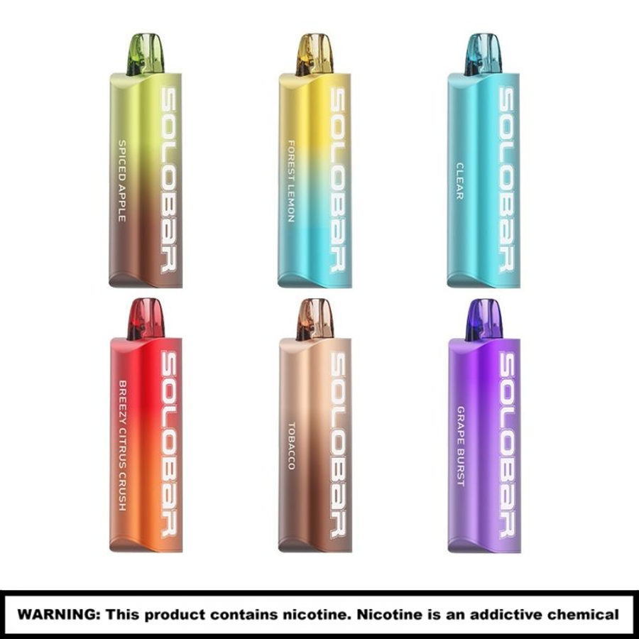 SOLO BAR MATE 35K Disposables Pods | 5% Nicotine | 35000 Puffs | 5 Count Display product image