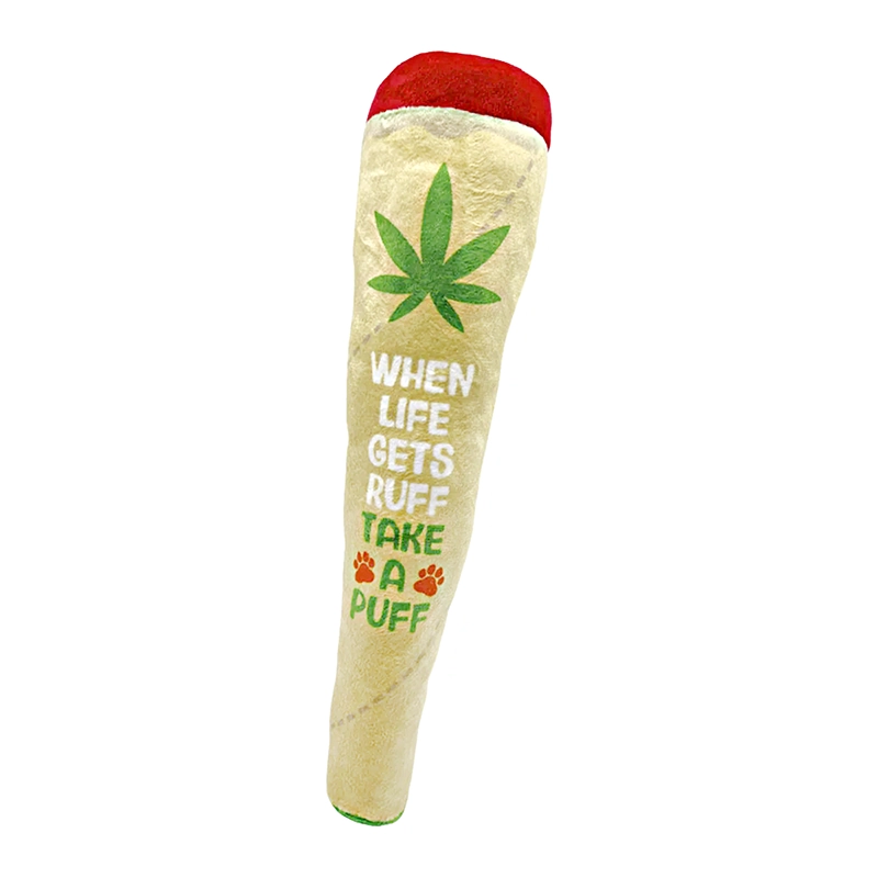 Cigar Squeaky Dog Toy (DTY21) | 12 inch | Stoned Puppy product image
