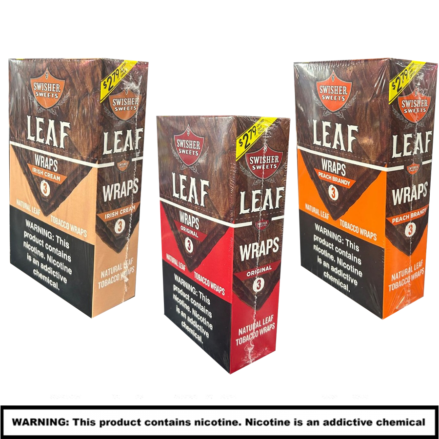 Swisher Sweets Leaf Wraps (3 For $2.79) | 3 Pack | 10 Count Display product image