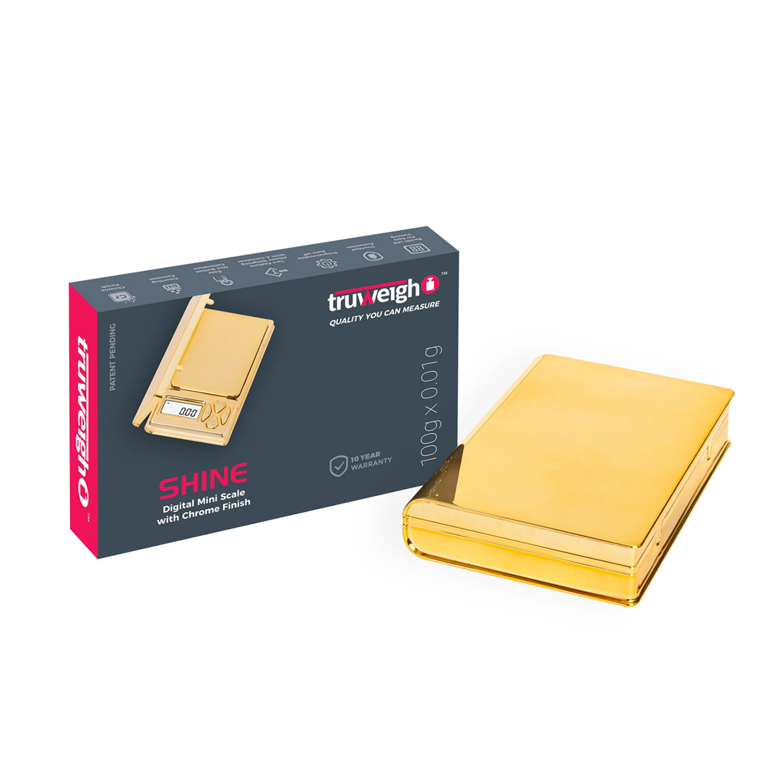 Truweigh Shine Digital Scale | 100g x 0.01g | Gold product image