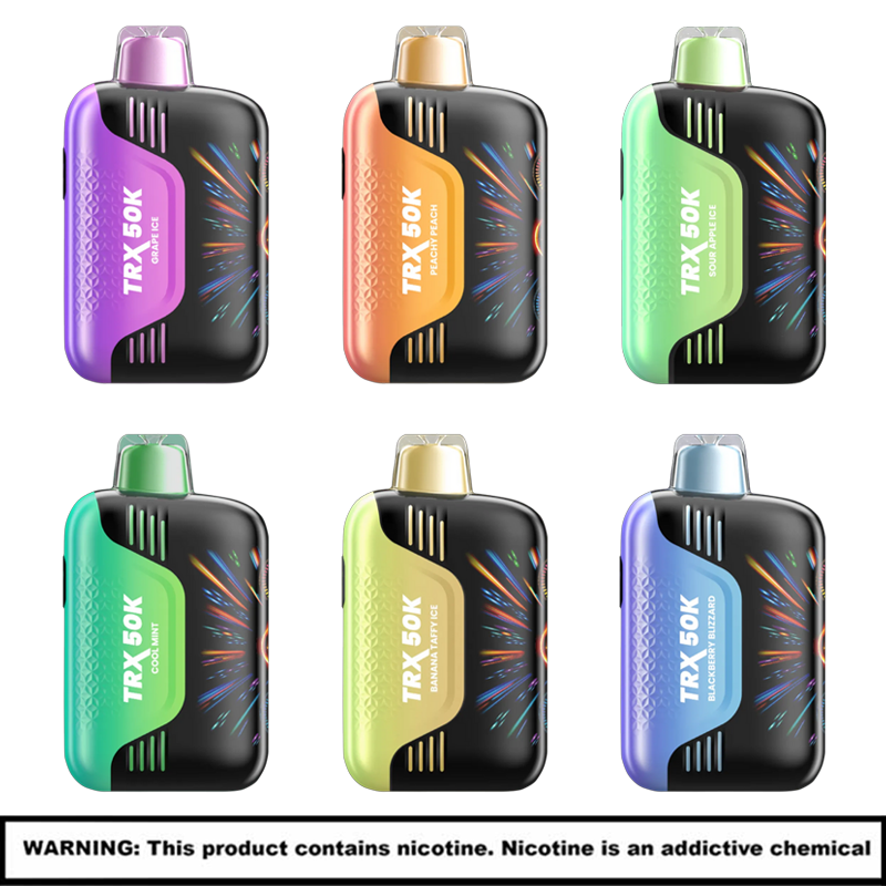 VIHO TRX50K Disposables | 5% Nicotine | 50000 Puffs | 5 Count Display product image
