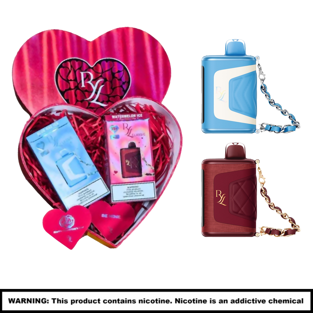 RYL Valentines Day Gift Box Rechargable Disposables | 5% Nicotine | 35000 Puffs | 2 Count Display product image