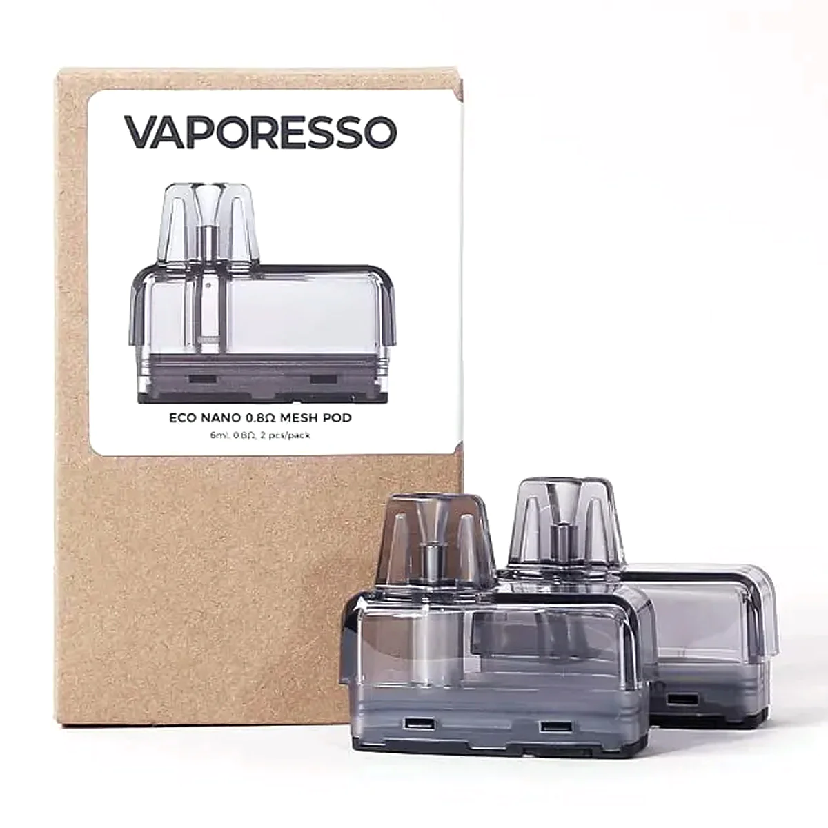 Vaporesso Eco Nano Mesh Replacement Pods | 6ml | 2 Pack | 0.8ohm product image
