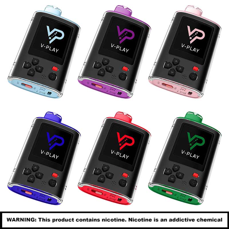 V-Play 20K Disposables By Craftbox | 5% Nicotine | 20000 Puffs | 5 Count Display product image